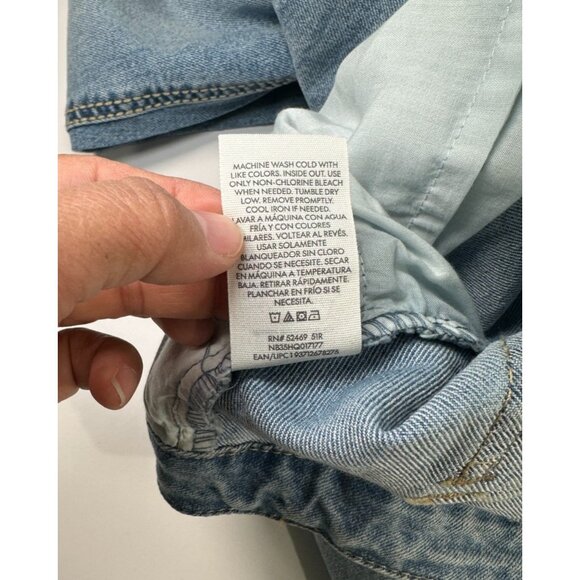 No Boundaries Women’s Bootcut Jeans Stonewashed Denim Blue Size 12 - Picture 6 of 7